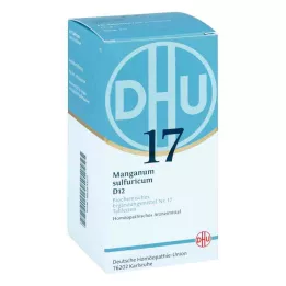 BIOCHEMIE DHU 17 Manganum sulfuricum D 12 tabletes, 420 gab