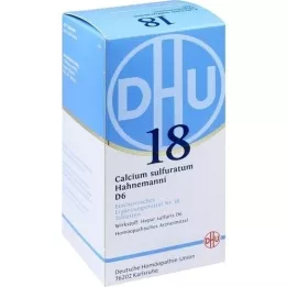 BIOCHEMIE DHU 18 Calcium sulfuratum D 6 tabletes, 420 kapsulas