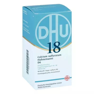 Biochemistry Dhu 18 Calcium sulfuratum D6 tabletes (420 gab.) Biochemistry Dhu 18 Calcium sulfuratum D6 tabletes (420 gab.)