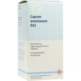 BIOCHEMIE DHU 19 Cuprum arsenicosum D 12 tabletes, 420 kapsulas