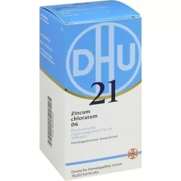 BIOCHEMIE DHU 21 Zincum chloratum D 6 tabletes, 420 kapsulas