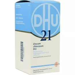 BIOCHEMIE DHU 21 Zincum chloratum D 12 tabletes, 420 kapsulas