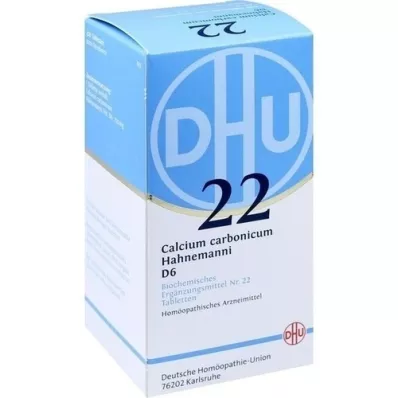 BIOCHEMIE DHU 22 Calcium carbonicum D 6 tabletes, 420 gab