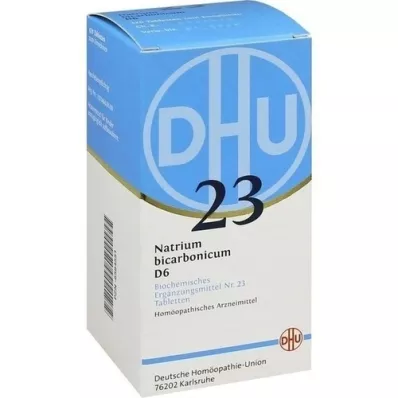 BIOCHEMIE DHU 23 Natrium bicarbonicum D 6 tabletes, 420 gab