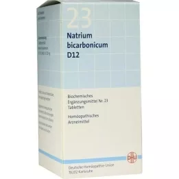 BIOCHEMIE DHU 23 Natrium bicarbonicum D 12 tabletes, 420 gab