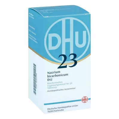 BIOCHEMIE DHU 23 Natrium bicarbonicum D 12 tabletes, 420 gab BIOCHEMIE DHU 23 Natrium bicarbonicum D 12 tabletes, 420 gab