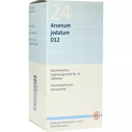 BIOCHEMIE DHU 24 Arsenum iodatum D 12 tabletes, 420 gab