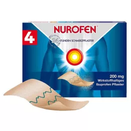 NUROFEN 24 stundu pretsāpju plāksteri 200 mg, 4 gab