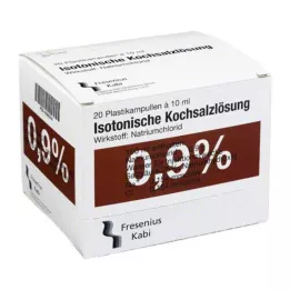 KOCHSALZLÖSUNG 0,9% Pl.Fresenius šķīdums injekcijām, 20X10 ml