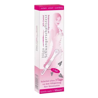 HÖGA-HCG Kontroles grūtniecības tests, 1 gab HÖGA-HCG Kontroles grūtniecības tests, 1 gab