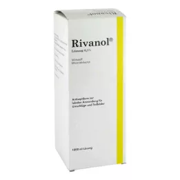 RIVANOL 0,1% šķīdums, 1000 ml