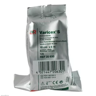 Varicex S cinka līmes pārsējs 5mx1, 1 gab Varicex S cinka līmes pārsējs 5mx1, 1 gab