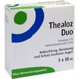 THEALOZ Duo acu pilieni, 3X10 ml