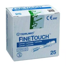TERUMO FineTouch vienreizlietojamie lancetes, 25 gab