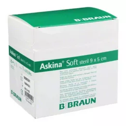 ASKINA Mīksts brūču pārsējs 5x9 cm sterils, 50 gab