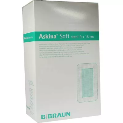 ASKINA Mīksts brūču pārsējs 9x15 cm sterils, 40 gab