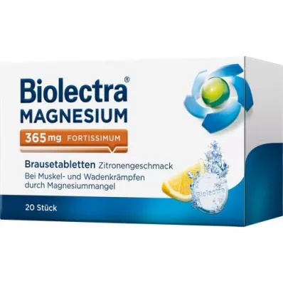 BIOLECTRA Magnijs 365 mg fortissimum citrons, 20 gab