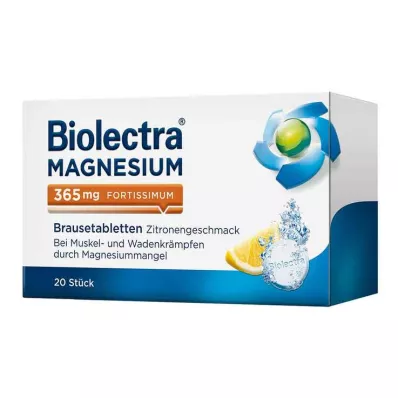 BIOLECTRA Magnijs 365 mg fortissimum citrons, 20 gab