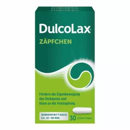 DULCOLAX Zupozitoriji, 30 gab