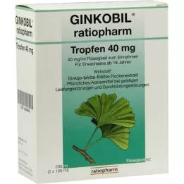 GINKOBIL-ratiopharm pilieni 40 mg, 200 ml