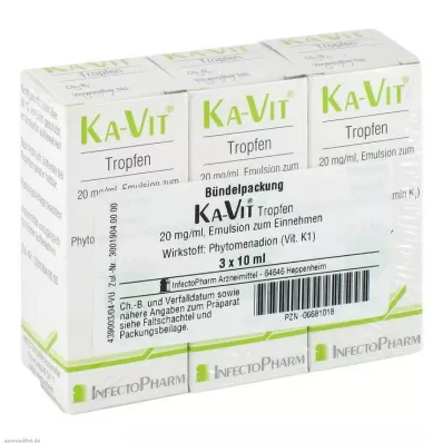 KA VIT pilieni, 3X10 ml