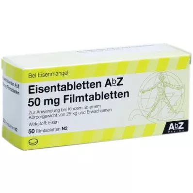 EISENTABLETTEN AbZ 50 mg apvalkotās tabletes, 50 gab