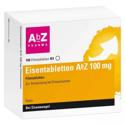EISENTABLETTEN AbZ 100 mg apvalkotās tabletes, 100 gab EISENTABLETTEN AbZ 100 mg apvalkotās tabletes, 100 gab