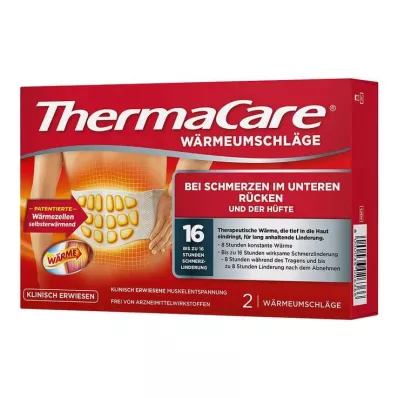 Thermacare muguras aptinumi S-XL sāpju mazināšanai, 2 gab Thermacare muguras aptinumi S-XL sāpju mazināšanai, 2 gab