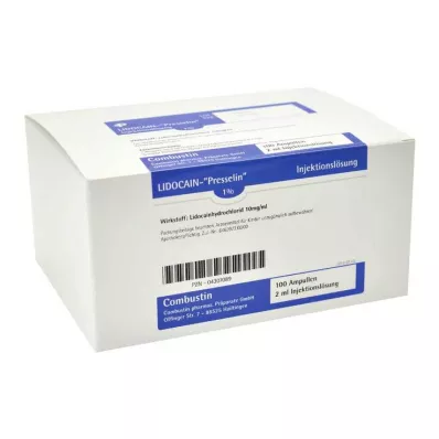 LIDOCAIN PRESSELIN 1% šķīdums injekcijām, 50X2 ml LIDOCAIN PRESSELIN 1% šķīdums injekcijām, 50X2 ml