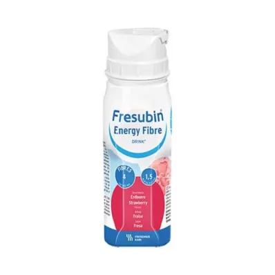 Fresubin Energy Fibre Drink Zemeņu dzēriena pudele, 4x200 ml Fresubin Energy Fibre Drink Zemeņu dzēriena pudele, 4x200 ml