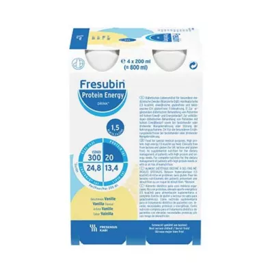 FRESUBIN PROTEIN Enerģija DRINK Vaniļas kolba, 4X200 ml