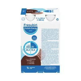 FRESUBIN PROTEIN Enerģija DRINK Šokolādes kolba 6X4X200 ml