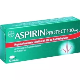 ASPIRIN Protect 100 mg zarnās apvalkotās tabletes, 42 gab