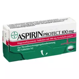 ASPIRIN Protect 100 mg zarnās apvalkotās tabletes, 42 gab