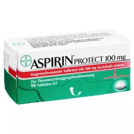 ASPIRIN Protect 100 mg zarnās apvalkotās tabletes, 98 gab