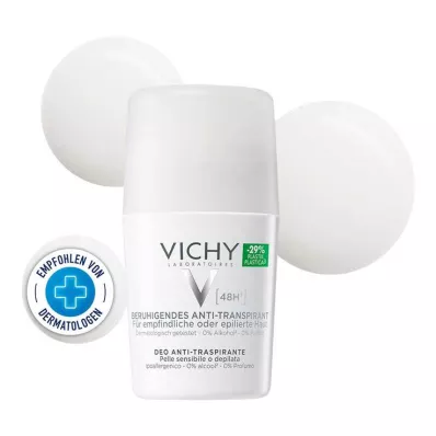 VICHY DEO Roll-on Sensitive Antiperspirants 48h, 50 ml
