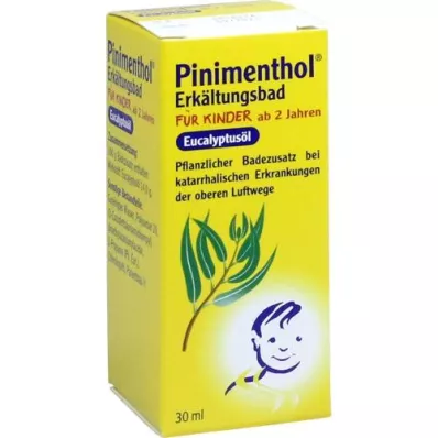 PINIMENTHOL Aukstā vanna bērniem no 2 gadu vecuma Eikalipts, 30 ml