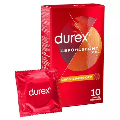 DUREX Sensitive īpaši lieli prezervatīvi, 10 gab