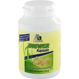 INGWER 500 mg kapsulas+vitamīns B1+C, 90 gab