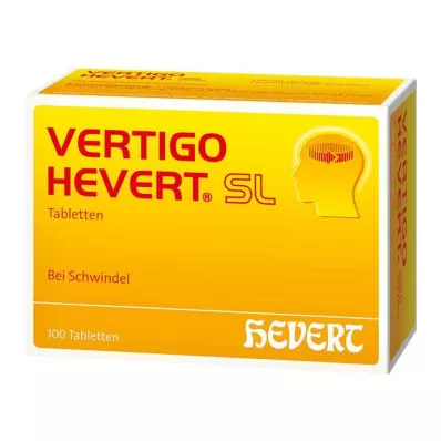 Vertigo Hevert SL tabletes, 100 gab Vertigo Hevert SL tabletes, 100 gab