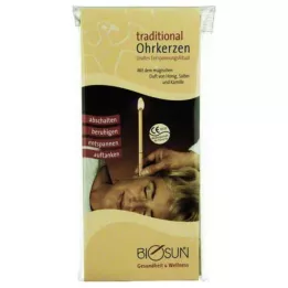 BIOSUN Ausu sveces tradicionālās, 10 gab