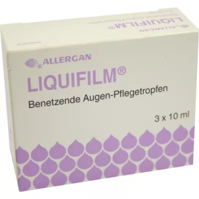 LIQUIFILM Samitrinoši acu kopšanas pilieni, 3X10 ml