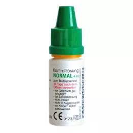 GLUCO TEST Plus kontroles šķīdums normāls, 4 ml