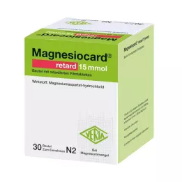 MAGNESIOCARD retard 15 mmol maisiņš ar ret.plēvi, 30 gab