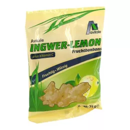 INGWER LEMON Bonbons+Vitamīns C, 75 g