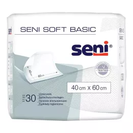 SENI Soft Basic gultas aizsardzības spilventiņš 40x60 cm, 30 gab