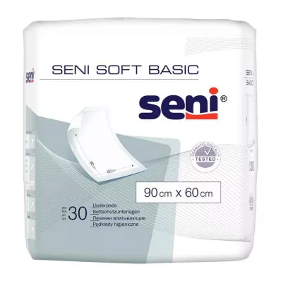 Seni Soft Basic gultas paliktnis 60x90 cm, 30 gab Seni Soft Basic gultas paliktnis 60x90 cm, 30 gab