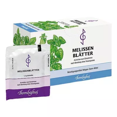 MELISSENBLÄTTER Tējas filtrēšanas maisiņš, 20X1,5 g