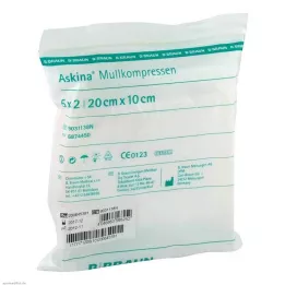 ASKINA Marles kompresi 10x20 cm sterili, 5X2 gab