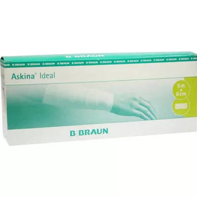 ASKINA Ideāls pārsējs 6 cmx5 m vaļējs, 10 gab ASKINA Ideāls pārsējs 6 cmx5 m vaļējs, 10 gab